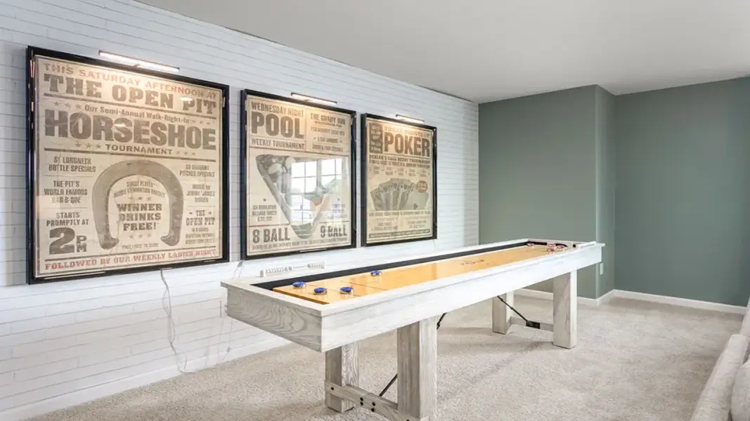 Furnished interior view inside a new home in The Estates at Edinborough, Gibsonville (Image 32).