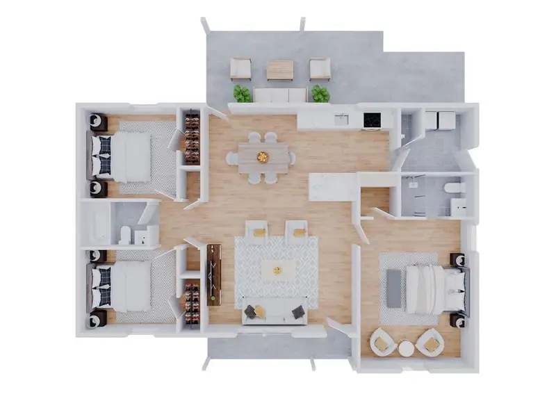 2D floor plan layout of this home in , Cedartown, GA (Image 5).