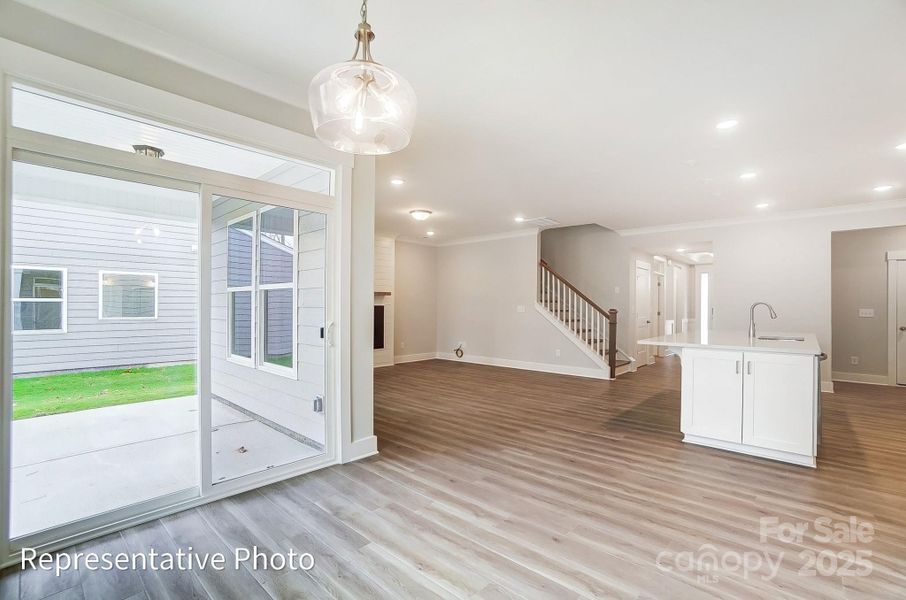 Furnished interior view inside a new home in The Meadows at Laurelbrook, Sherrills Ford (Image 5).