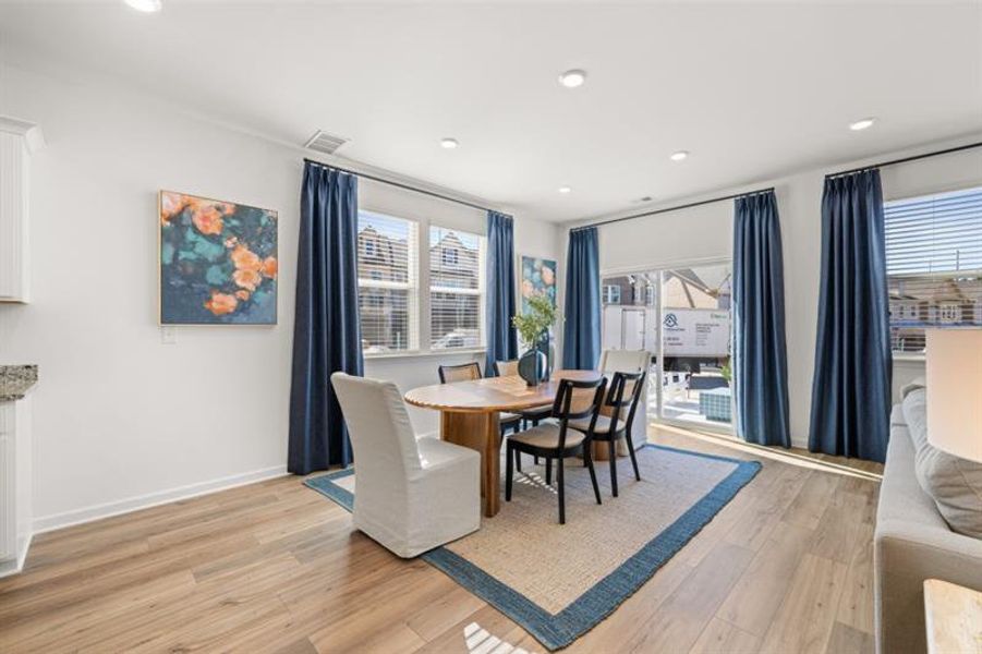 Furnished interior view inside a new home in Towns at Ivy Creek, Buford (Image 41).