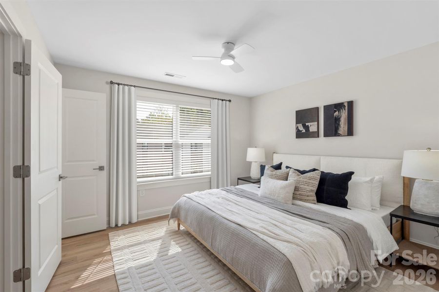 Furnished interior view inside a new home in , Charlotte (Image 31).