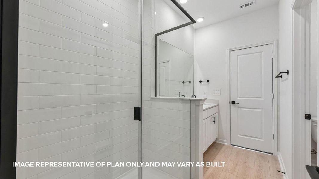 Furnished interior view inside a new home in Avery Centre, Round Rock (Image 16).