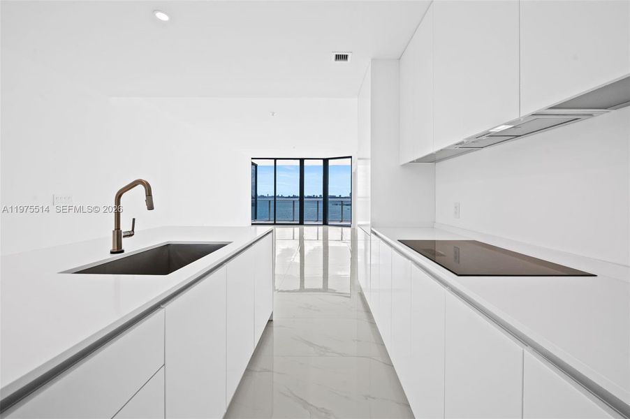 Furnished interior view inside a new home in , Miami (Image 13).