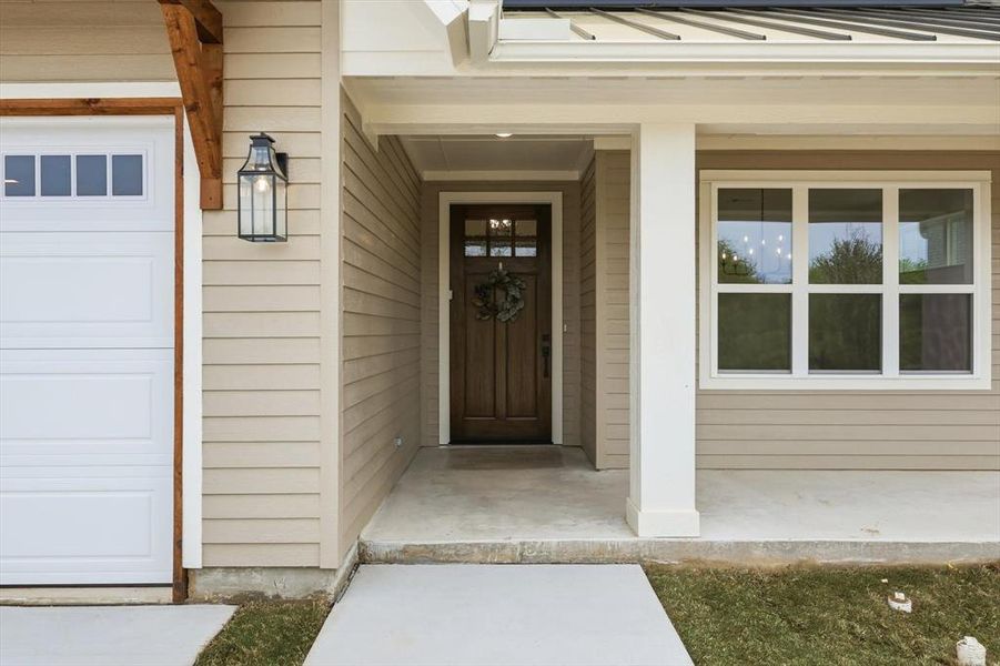 Exterior details and patio area of a home in , Argyle (Image 22).