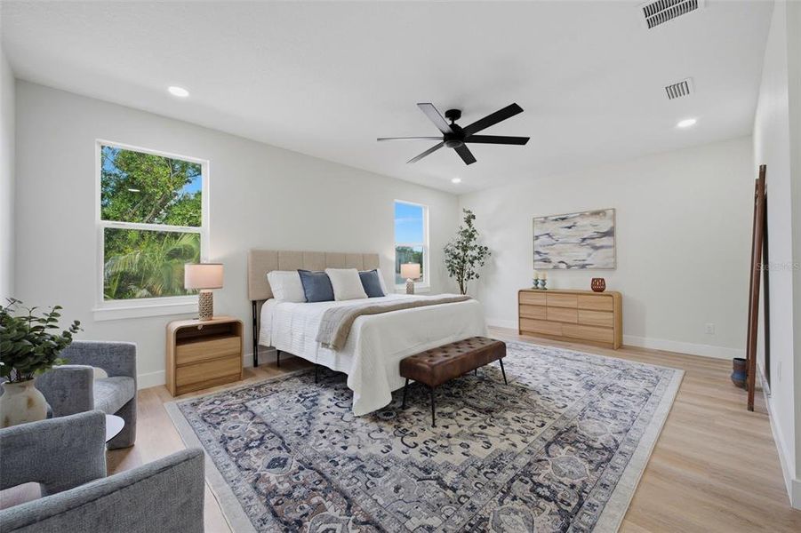 Furnished interior view inside a new home in , Tampa (Image 38).