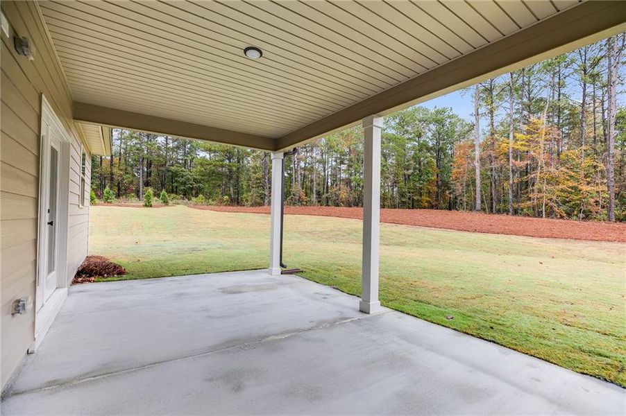 Exterior details and patio area of a home in Liberty Station, Bremen (Image 2). Exterior details and patio area of a home in Liberty Station, Bremen (Image 2).