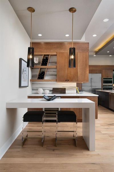 Kitchen bar area. Previously built Grayton model. This listing is pre-construction. Kitchen bar area. Previously built Grayton model. This listing is pre-construction.