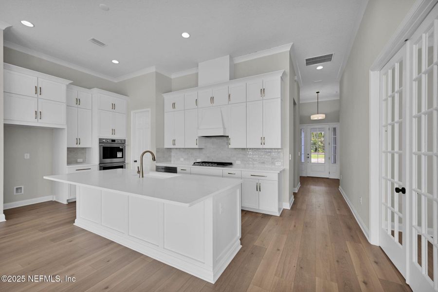 Furnished interior view inside a new home in Amelia National Country Club, Fernandina Beach (Image 3). Furnished interior view inside a new home in Amelia National Country Club, Fernandina Beach (Image 3).