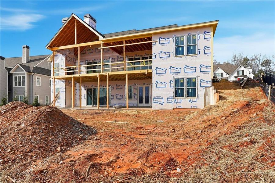 In-progress construction of a new home in , Dawsonville, GA (Image 26). In-progress construction of a new home in , Dawsonville, GA (Image 26).