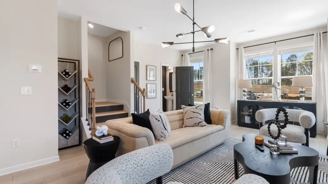 Furnished interior view inside a new home in Daybreak, Newnan (Image 19).