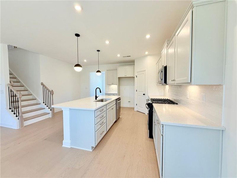 Furnished interior view inside a new home in Berkeley Mill, Cumming (Image 6). Furnished interior view inside a new home in Berkeley Mill, Cumming (Image 6).