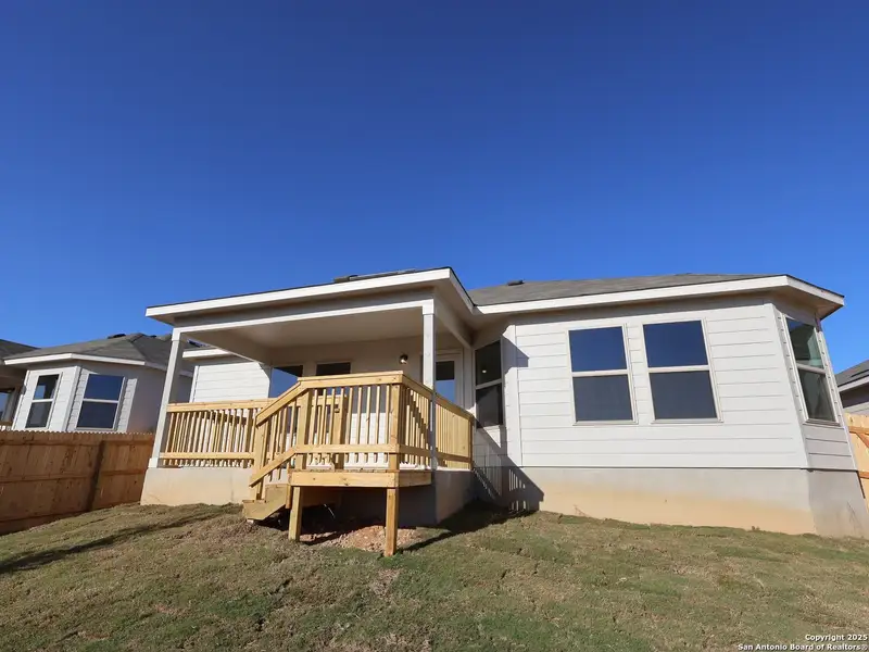 Exterior details and patio area of a home in Paloma Park, Converse (Image 3). Exterior details and patio area of a home in Paloma Park, Converse (Image 3).