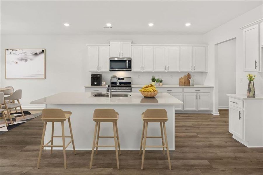 Furnished interior view inside a new home in , Loganville (Image 8).