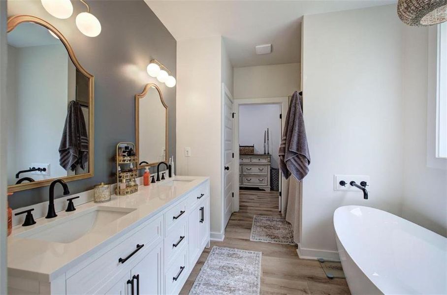 Furnished interior view inside a new home in , Carrollton (Image 38).