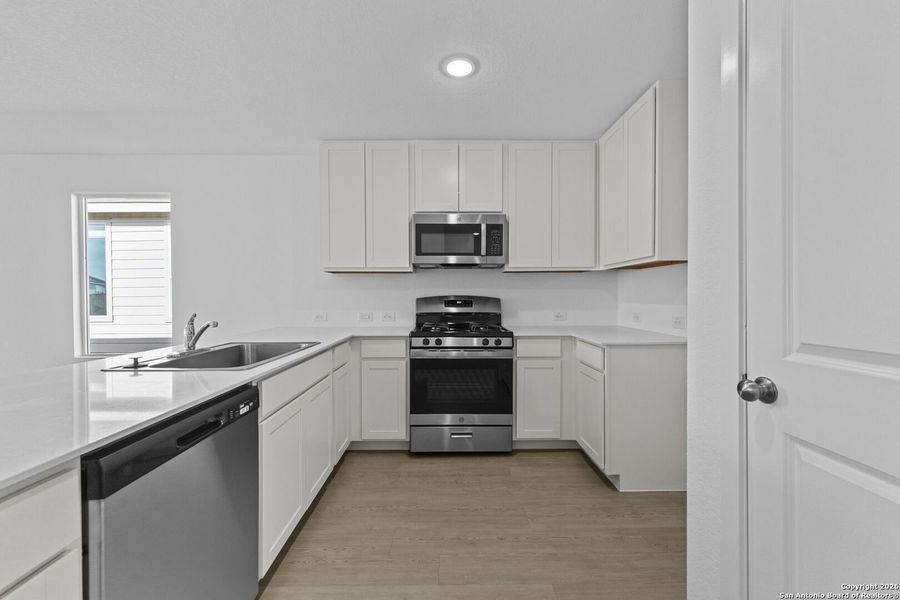 Furnished interior view inside a new home in , New Braunfels (Image 3).