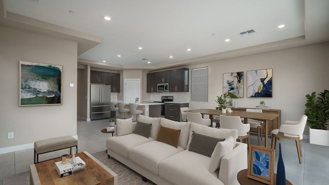 Representative furnished interior of a home built from the Pleasant by William Ryan Homes in The Ridge at Sienna Hills, Buckeye (Image 15).