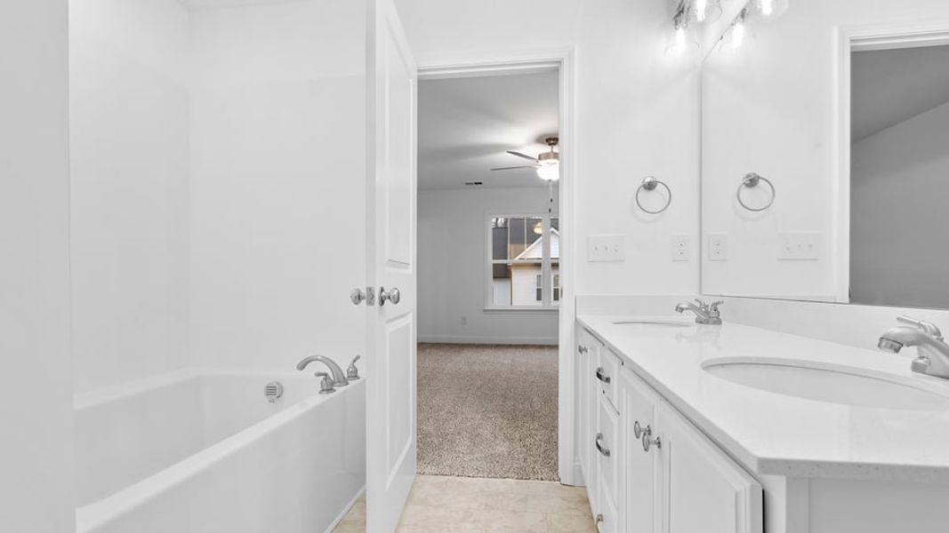Furnished interior view inside a new home in Pearson Road Townhomes, Easley (Image 10).