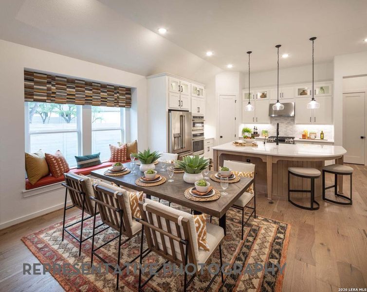 Furnished interior view inside a new home in Prominence, San Antonio (Image 24).