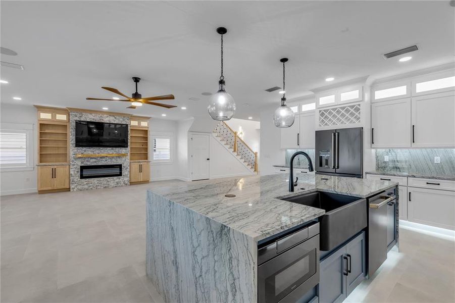 Furnished interior view inside a new home in , New Smyrna Beach (Image 11).