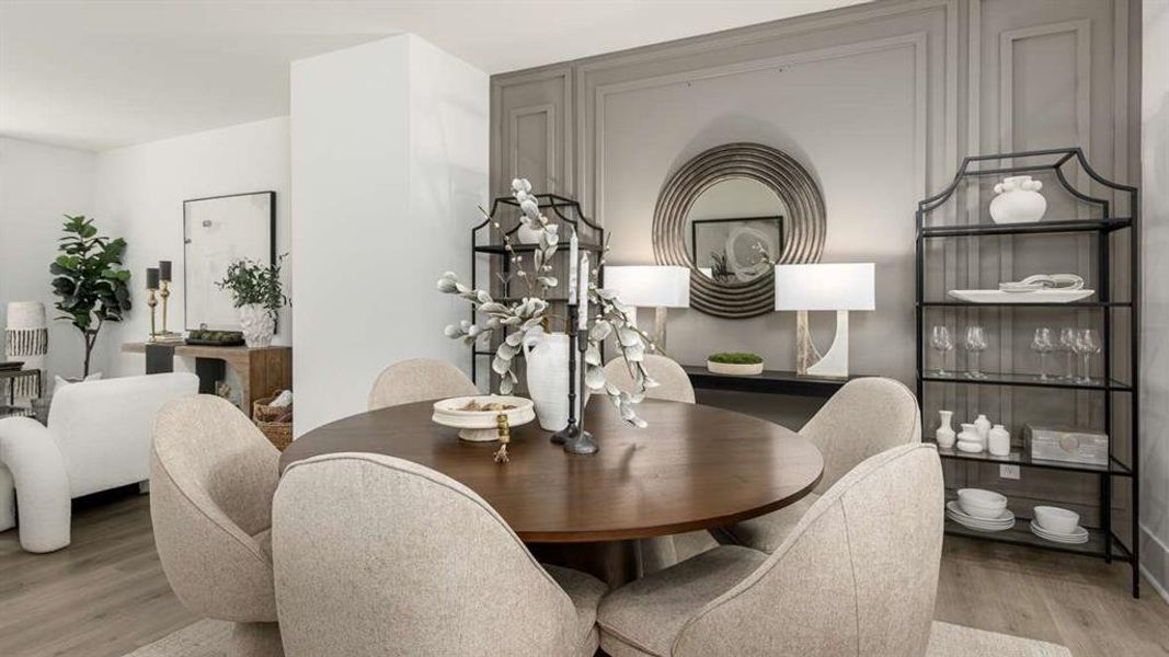 Furnished interior view inside a new home in Overlook at Peachtree Corners, Peachtree Corners (Image 7).