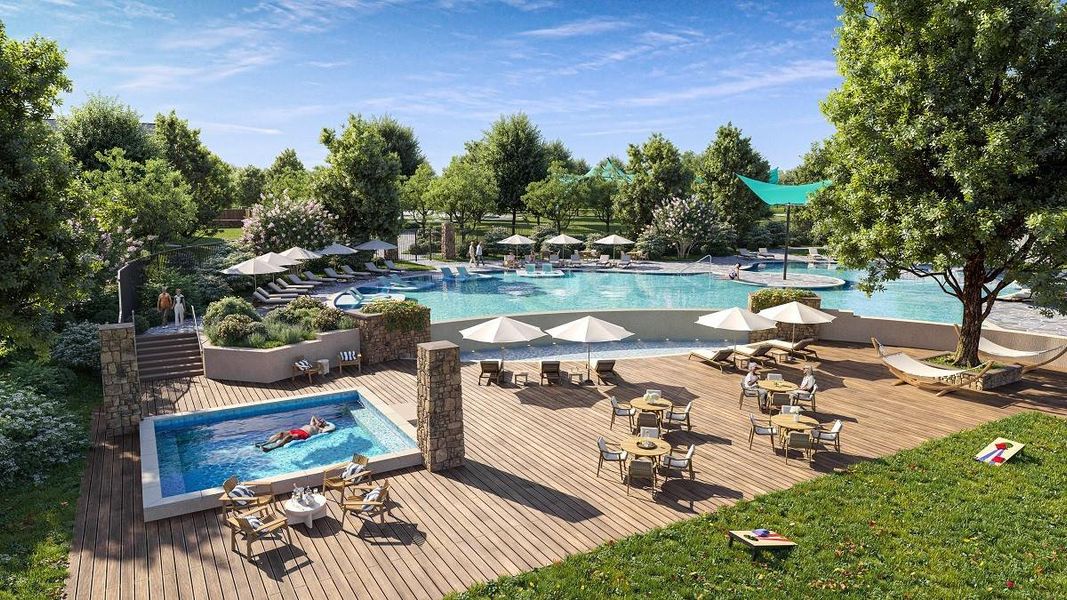 Community amenities in Del Webb in Chambers Creek, Willis (Image 4). Community amenities in Del Webb in Chambers Creek, Willis (Image 4).