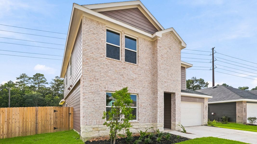 Exterior details and patio area of a home in Maple Woods, Hockley (Image 3).