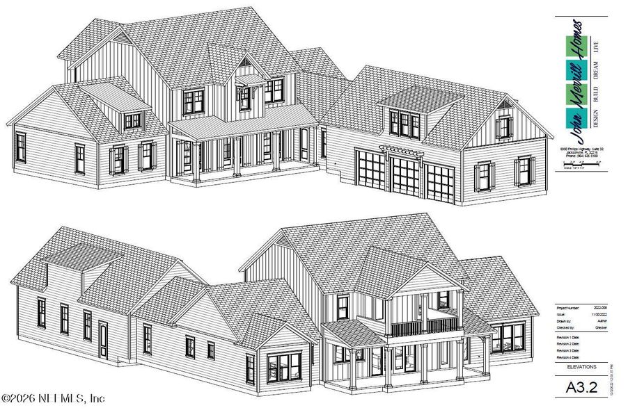 Exterior rendering of this home design in , Jacksonville, FL (Image 3).