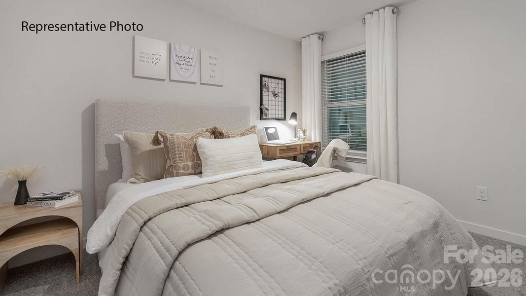 Furnished interior view inside a new home in Falls at Hickory, Hickory (Image 7).