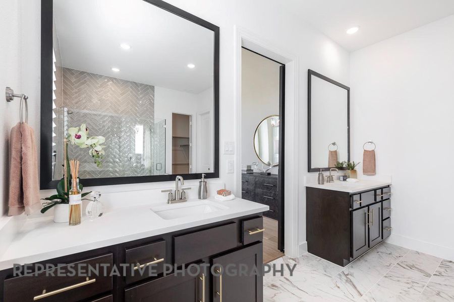 Furnished interior view inside a new home in Flora, Hutto (Image 5).