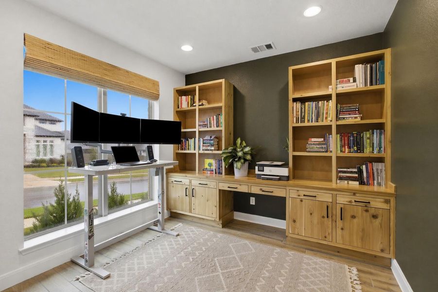 Furnished interior view inside a new home in Wolf Ranch, Georgetown (Image 6).