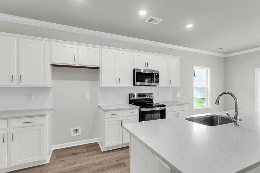 Furnished interior view inside a new home in Central Creek, Goose Creek (Image 10).