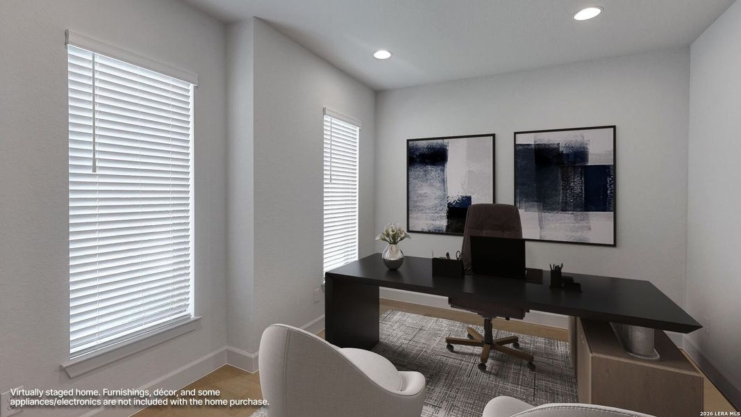 Furnished interior view inside a new home in The Dominion, San Antonio (Image 6).