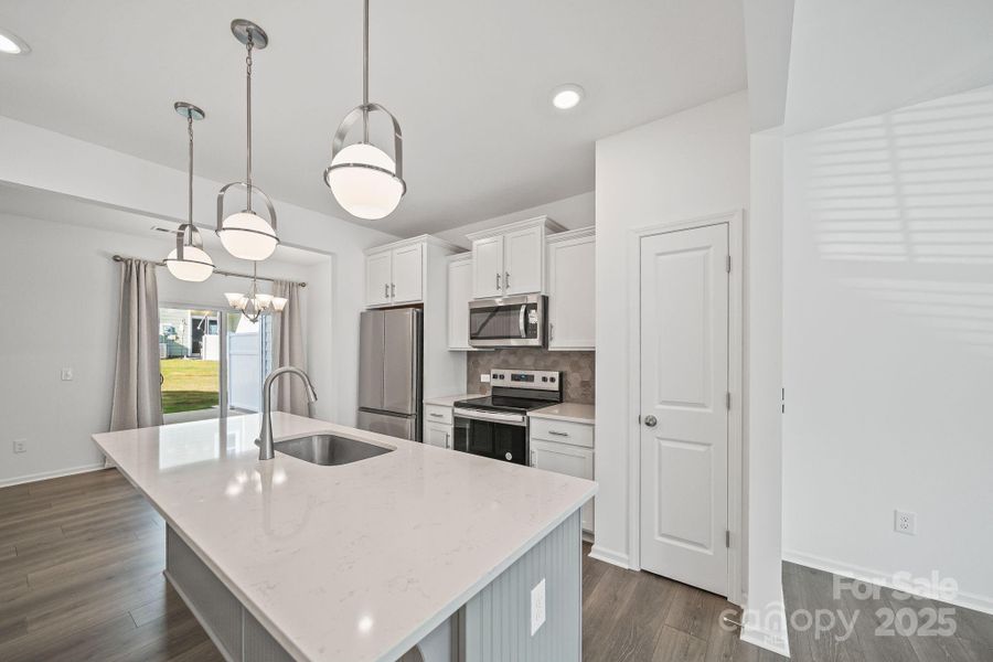 Furnished interior view inside a new home in , Winston-Salem (Image 5).