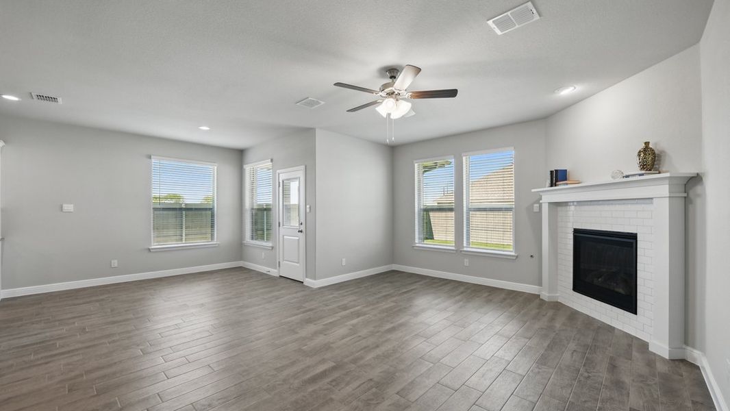 Representative unfurnished interior of a home built from the AVERY by D.R. Horton in Pecan Square, Northlake (Image 23). Representative unfurnished interior of a home built from the AVERY by D.R. Horton in Pecan Square, Northlake (Image 23).