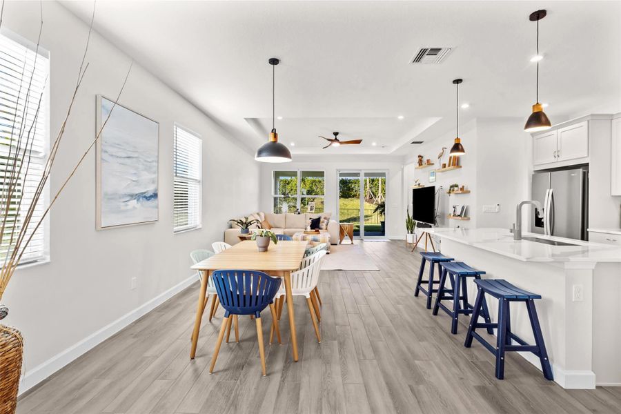 Furnished interior view inside a new home in , Port St. Lucie (Image 11).