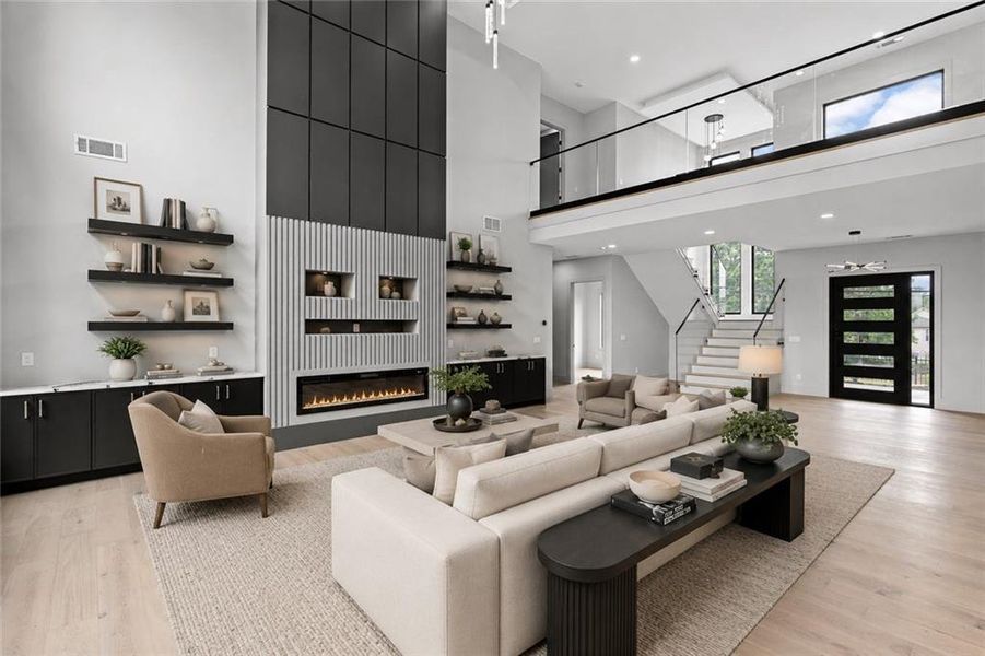 Furnished interior view inside a new home in , Lawrenceville (Image 18).
