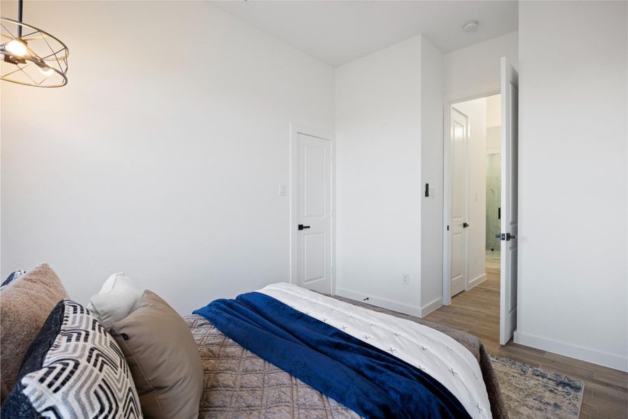 Furnished interior view inside a new home in , Cleveland (Image 10).