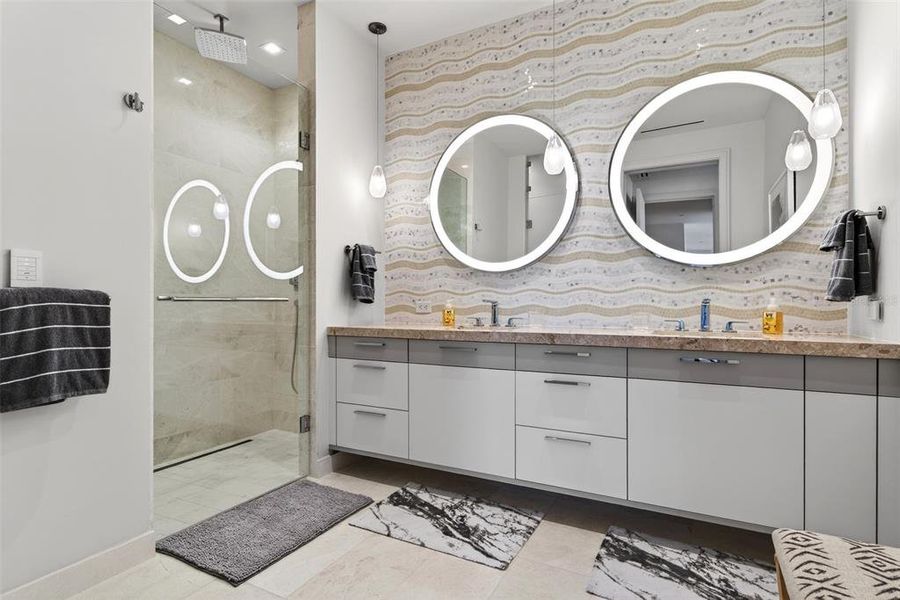 Furnished interior view inside a new home in , Longboat Key (Image 50). Furnished interior view inside a new home in , Longboat Key (Image 50).