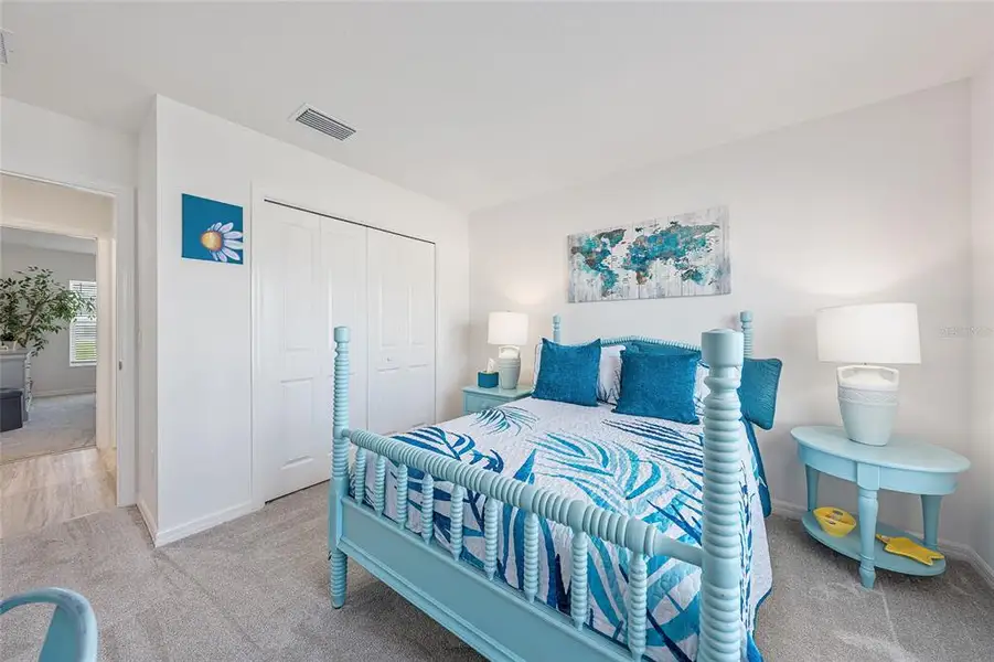 Furnished interior view inside a new home in , The Villages (Image 44).