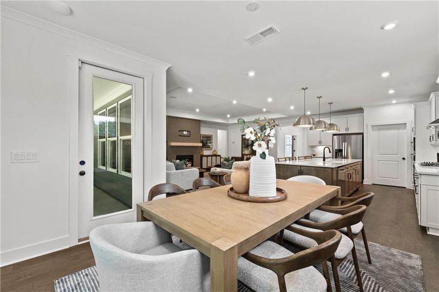 Furnished interior view inside a new home in Watermist at Mirror Lake, Villa Rica (Image 35).