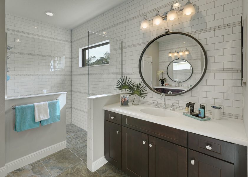 Representative furnished interior of a home built from the Laurel 2 by Neal Communities in Palm Grove, Bradenton (Image 10).
