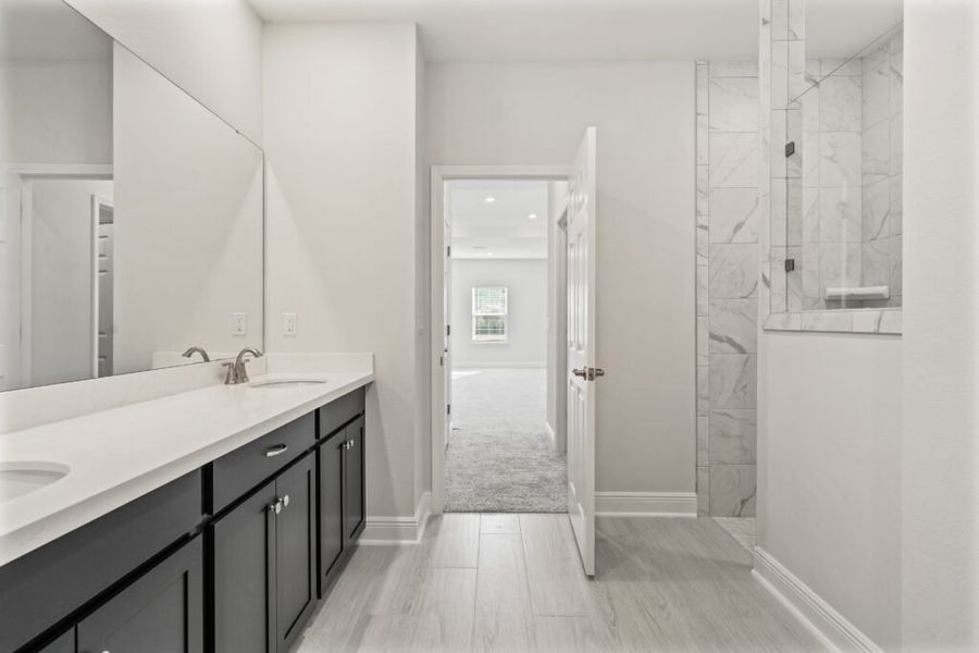 Furnished interior view inside a new home in Windswept Estates, Freeport (Image 9).