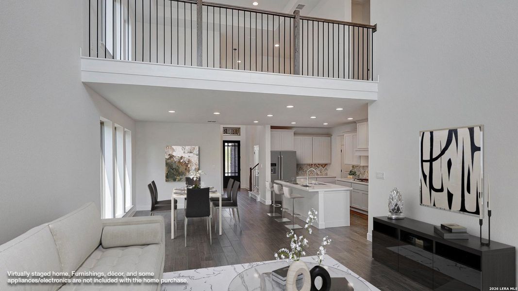 Furnished interior view inside a new home in Arcadia Ridge, San Antonio (Image 8).