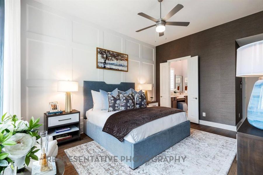 Furnished interior view inside a new home in Tavolo Park, Fort Worth (Image 24).