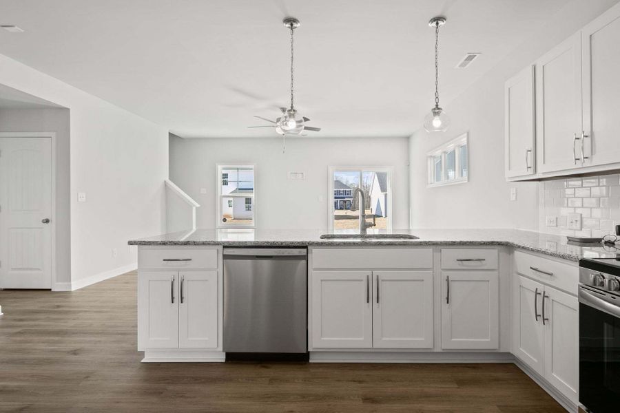 Representative furnished interior of a home built from the Camellia by Caviness & Cates Communities in Bartlett Manor, Youngsville (Image 79).