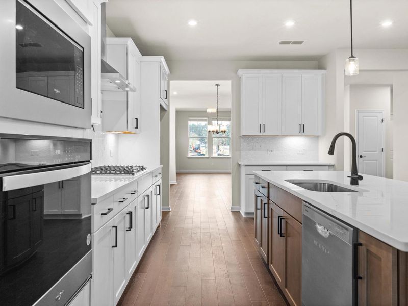 Representative furnished interior of a home built from the The Glenwood D by Davidson Homes LLC in Kelly Preserve, Loganville (Image 7).