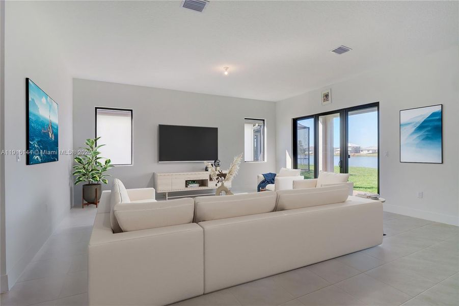 Furnished interior view inside a new home in , Ave Maria (Image 8).