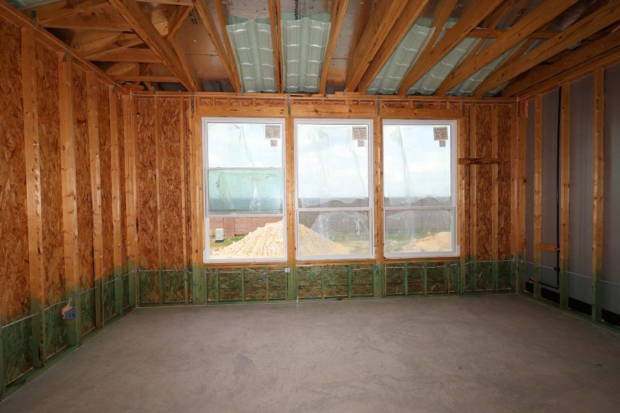 In-progress construction of a new home in Dunham Pointe, Cypress, TX (Image 4).