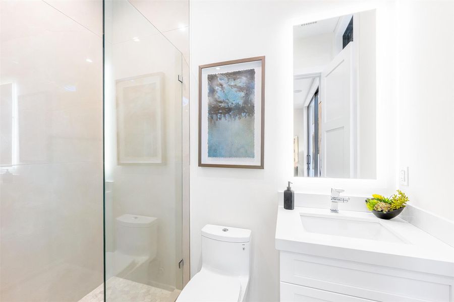 Furnished interior view inside a new home in , Fort Lauderdale (Image 8).