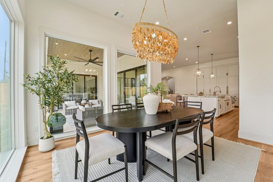Furnished interior view inside a new home in , Houston (Image 7).